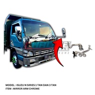 ISUZU NSERIES BATANG SIDE MIRROR CHROME 4TAYAR/6TAYAR