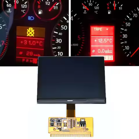 Best TT LCD Display For Audi Screen For AUDI TT Jaeger A3 A4 Jaeger VDO LCD Display Cluster Digital 