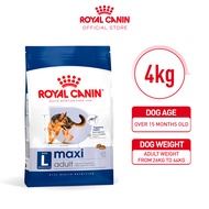Royal Canin Maxi Adult (4kg) Dry Dog Food - Size Health Nutrition