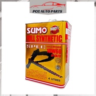 SUMO Engine Oil 10W60 R2 Performance Turbo Engine Fully Synthetic Engine Oil 4Litre Minyak Hitam 10w-60 Enjin Oil