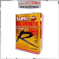 SUMO Engine Oil 10W60 R2 Performance Turbo Engine Fully Synthetic Engine Oil 4Litre Minyak Hitam 10w