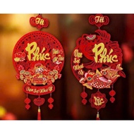 Hanging Rope Phu QuyCNY - High Quality Red Velvet Fabric, No Ruffles, No Fade - Meaningful Gift