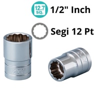 MATA KTC Socket Wrench Bit 1/ 2" Inch 8 mm - 36 mm Segi 12pt No. B4-08W~36W Hexagonal Socket Wrench 