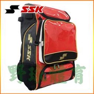 〈ElRey野球王〉SSK 運動後背裝備袋 遠征袋 紅/黑 MABB03-20