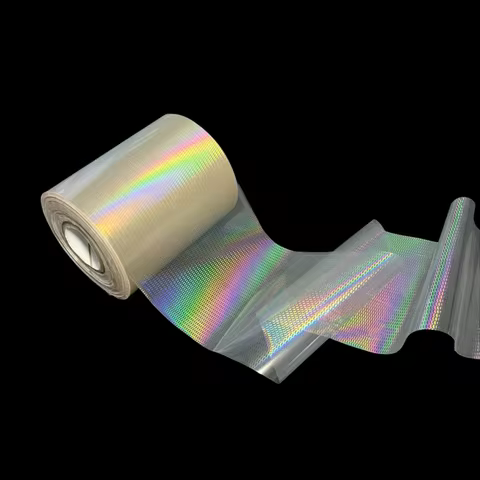 2M 8CM Transparent Clear Hot Foil Lure Stamping Foil Fishing Lures Holographic Paper Hologram Tape F