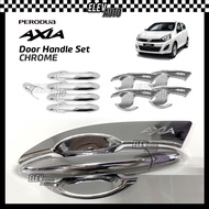 Perodua Axia 2014 - 2022 CHROME Door Handle Door Bowl Cover Perodua Axia Accessories Premium 2015 20