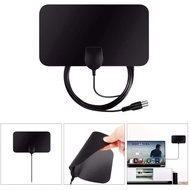TV Aerial Newest,Freeview Indoor TV Aerial,50 Miles Digital TV Aerial 0.5mm Ultra Thin HDTV DVB-T2 A
