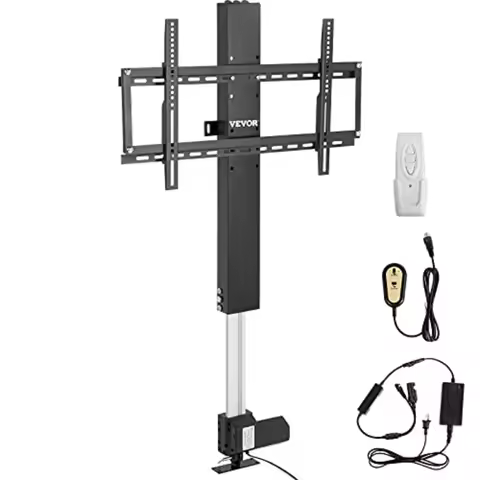 Motorized TV Lift with 31Inch Stroke Length for Seamless Height Adjustment from 42 to 73 Inches Supp