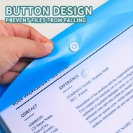 Portable File Bags,A4 Size High Capacity Loose Leaf File Bags(Hold 200 Sheets Of 70g Paper),Plastic 