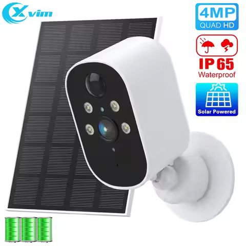 N1370 Solar Camera Outdoor Solar PIR Human Detection Waterproof Security Video IP Camera Night Visio