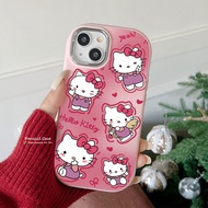 Candy Color Kitty Cat Element Casing for Infinix ITEL Tecno Spark GO Hot Note Smart 40 50 9 30 40 5 