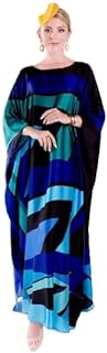 Beautiful Satin Silk Crepe Kaftan Indian Long Kaftan Dress,Maxi Belt Style Women's Printed Kaftan,Party Wear Dress,Night Wear Caftan,modern wear kaftan. Multicolor, Multicolor, One Size