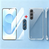 3In1 for Samsung Galaxy S26 S25 S24 Plus Ultra FE Clear Tempered Glass Screen Protector S26+ S25+ S2