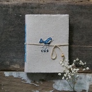 Whale in the ocean. notebook handmadenotebook diaryhandmade 筆記本