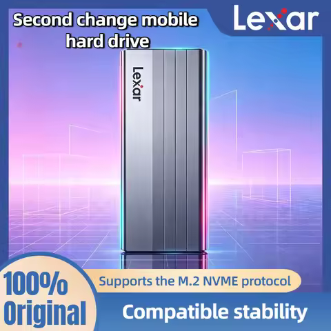 NVMe SSD Case Lexar Original E300 M.2 SSD Enclosure USB 3.2 Gen 2 Type C Mobile External Hard Disk f