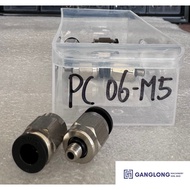 PC 06-M5/06-01/06-02/06-03/06-04 MALE CONNECTOR｜PUSH TO CONNECT FITTING