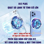 Quạt tản nhiệt điện thoại / máy tính bảng X12 Pro Max / X100 sò lạnh nam châm - Quạt tản nhiệt sò