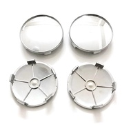 ✚Wheel Center Caps 4pcs/set Universal Car Vehicle Wheel Center Hub 65mm Sliver Car Center Cap Co Y❥