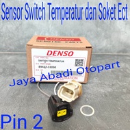 Sensor Switch Ect Sensor Temperatur Dan Soket Ect Agya Ayla Sigra Pin 2 Denso