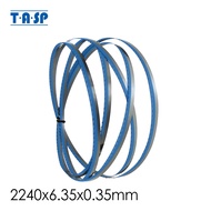 TASP 1 Piece BandSaw Blade 2240x6.35x0.35mm 6TPI 88-1/4" Woodworking Band Saw Blades for Metabo BAS3