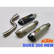 KTM Duke 200 2021 Exhaust Akrapovic Long Muffler Ekzos Tabung Duke200 Accessories Full System Stainl