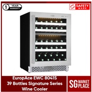 EuropAce EWC 8041S 39 Bottles Signature Series Wine Cooler with Twin Cooling. 1 Year Warranty. Safety Mark Approved.