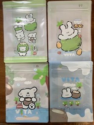 椰子小兔 包裝袋 零食袋 分裝袋 禮品袋 禮物袋 收納袋 半透明收納袋