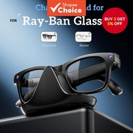 Charging Dock for Ray-Ban Meta Smart Glasses for RW4006 RW4008 Portable Travel Charger Station Type-