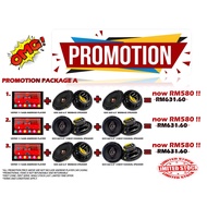 PROMOSI HEBAT  [PACKAGE A] Car Audio Adams Digital Speaker Veper Android Player Midbass Midrange