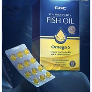 👍GNC 97% high purity fish oil Omega 3 60softgels