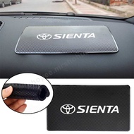 Car Mat For Toyota Sienta Auto Mobile Phone Central Control Nonskid Rubber Mat Emblem Logo Car Accessories