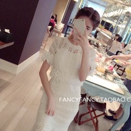 8227 Feminine Lace Mermaid Suit