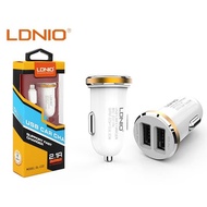 LDNIO DL C22 CAR CHARGER TRAVEL CAR 2 PORT USB MICRO White latest L2B7 multifunction car charger car