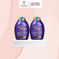 Bộ dầu gội & dầu xả Biotin Collagen Ogx 385ml