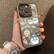 New Creative Little Eight Lucky Cartoon Pattern Phone Case Compatible for IPhone 11 12 13 Pro Max 14 15 7 8 Plus SE 2020 XR X/XS Max Silicone Case Anti Drop Metal Button