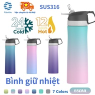 Fjbottle 550ML Thermos Flask 5-Color Thermos Cup Double Stainless Steel FJ001
