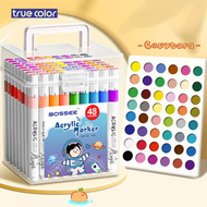 Bút Đánh Dấu Acrylic 120 Màu Bút Sơn Acrylic Chống Nước Màu Không Thấm Giấy Vẽ Trên Mọi Chất Liệu Bề