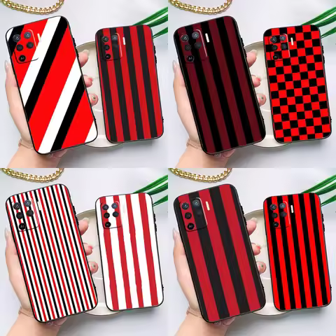 Milan Stylish Stripe Design Phone Case For OPPO A15 A16 A5S A5 A9 A31 A53 A53S A52 A72 A83 A91 A93 A