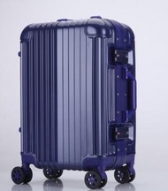 ONE - 膠框萬向輪行李箱(寶藍色 - 20吋)