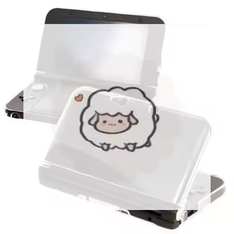 Clear Crystal Cover Hard Shell Case For 3DS XL LL N3DS 3DS LL