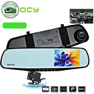 Qcy A70 Dual Dashcam Vehicle Black box 4.3 HD Car DVR Dual Lens