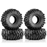 4PCS 118mm 1.9 Rubber Tire Wheel Tyres for 1/10 RC Crawler Car Traxxas TRX4 RC4WD D90 Axial SCX10 II