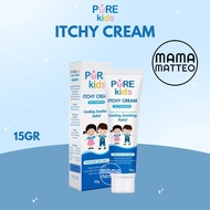 Purekids Itchy Cream 15gr / Children's Insect Bite Itch Relief Cream / PURE KIDS