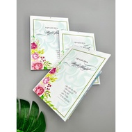 A5 flower paper for name writing (100 pages)