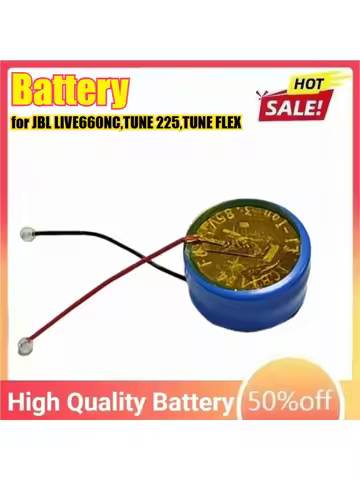 Replacement Battery for JBL LIVE660NC,TUNE 225,TUNE FLEX,TUNE 130NC,WAVE FLEX Wireless Headset Acces