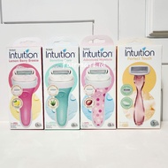 SCHICK Intuition Kit Razor Lemon Berry Breeze Sensitive Care Perfect Touch Advanced Moisture Women's