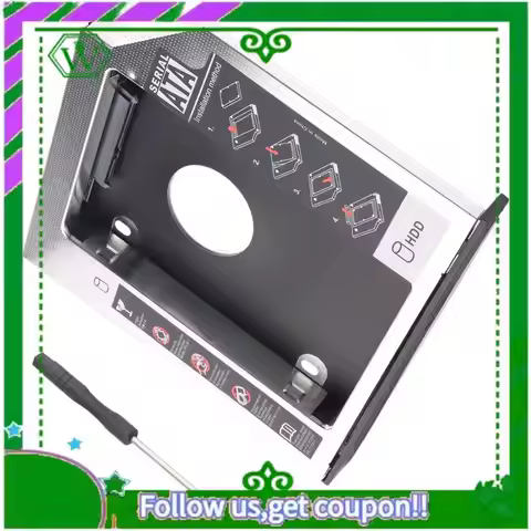 ABIK-2Nd HDD SSD Hard Drive Caddy Tray Replacement For Lenovo Thinkpad T420 T430 T510 T520 T530 W510