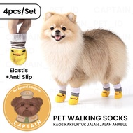 ANTI-SLIP DOG SOCKS WITH CUTE MOTIFS DOG WALKING SOCKS PET SHOES DOG SHOES DOG SOCKS ANTI SLIP