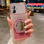 For Infinix Smart 20 4G Casing 2026 Ring Holder TPU Soft Phone Case For Infinix Smart 20 Plus infini