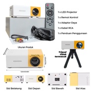 Mini Proyektor LED YG300 YG-300 YG 300 LCD Portable Projector Home Grosir